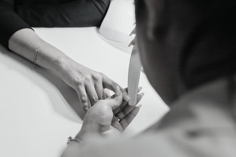 Manicure and nail grooming treatment